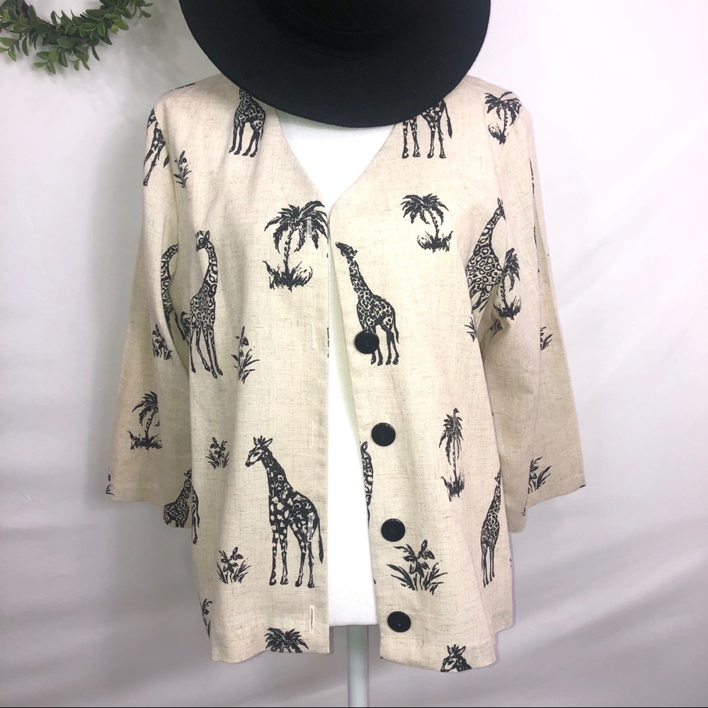 VINTAGE LINEN JACKET